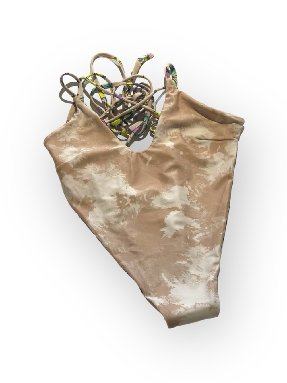 new Moana Bikini🝮 Reversible Bring It Brittany Butterfly Wrap Swimsuit 🝮 Small - Picture 9 of 16